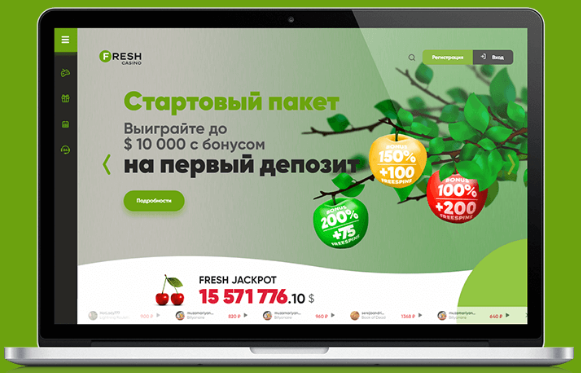 Казино Fresh партнёрка